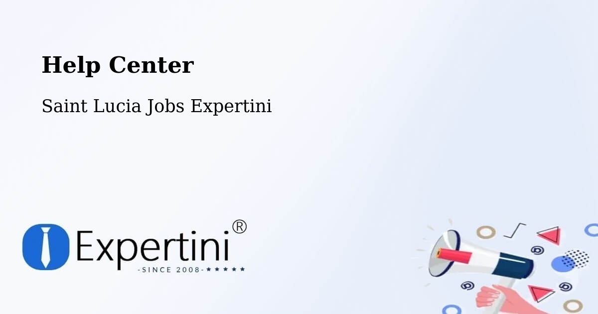 Help Center – Plut - Saint Lucia Jobs Expertini